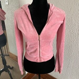 Juicy Couture Pink Zip-Up Hoodie
